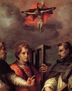 Saint Augustine to reveal the mysteries of the three Andrea del Sarto